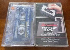 Set Of 2 Used Opened Cassette Head Cleaners