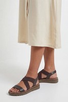 Good For The Sole Chocolate Wedges Womens Daywear Sandals