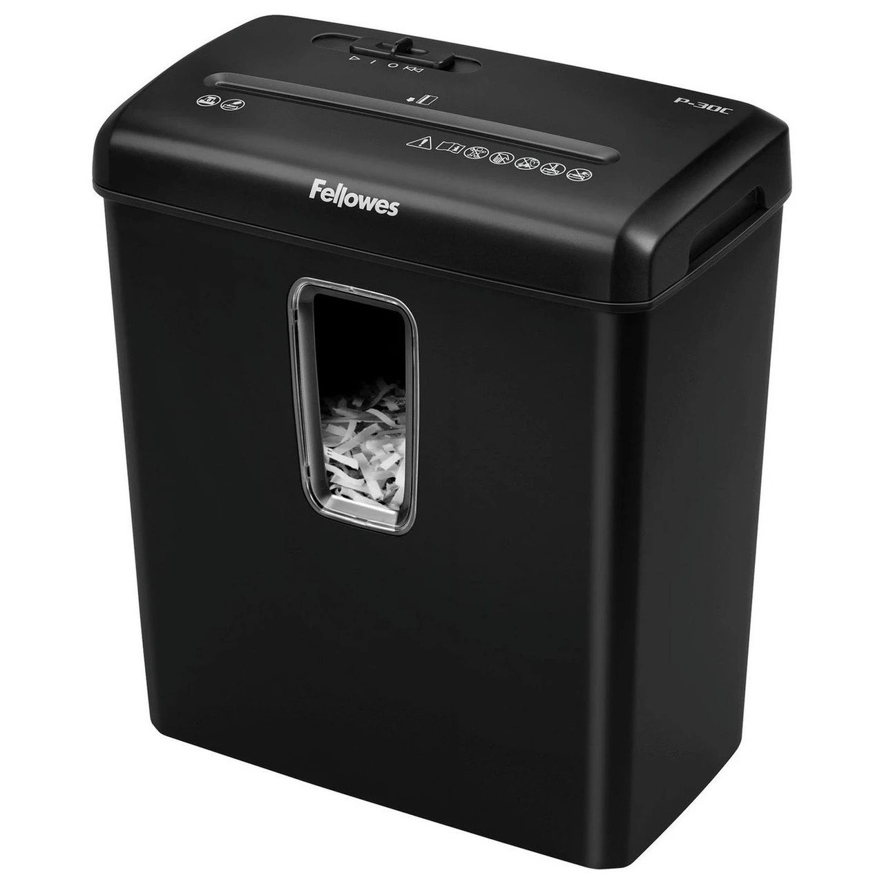 Fellowes PowerShred P-30C 6 Sheet 15 Ltr Cross-Cut Paper Shredder