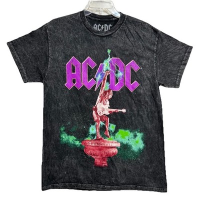 AC/DC Stiff Upper Lip Tour Band Shirt Men s Medium 2000 Acid Wash Rock NWOT