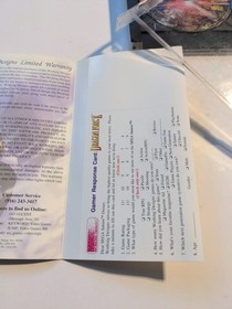 Dragon Force (Sega Saturn, 1996) Manual w/ Reg Card - Fully Tested Works Great