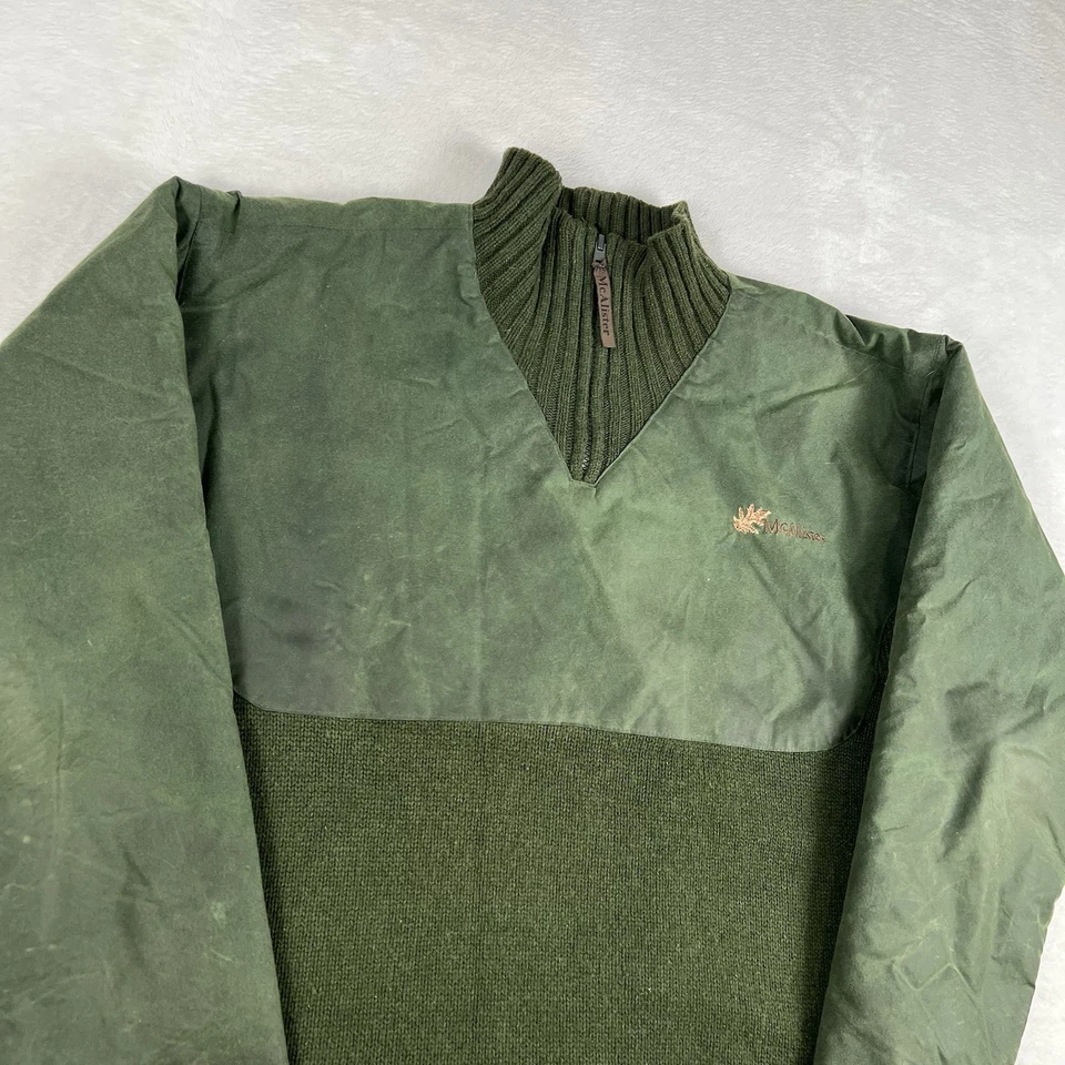 Original McAlister Hunting Waxed Cotton Upper Duration Wool Sweater Mens Large - Image 2 of 4