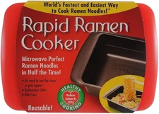 Rapid Ramen Cooker - Microwave Ramen in 3 Minutes - BPA Free and Dishwasher Safe