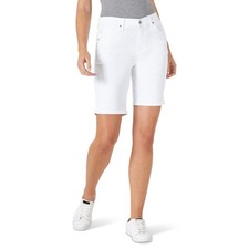 Women's Relaxed Fit Bermuda Short, White, 4