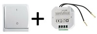 "Funk Starter-Set \"Pilota Casa\" No.3 Wandschalter + Up EmpfäNger Max.70M Ws 2000W"