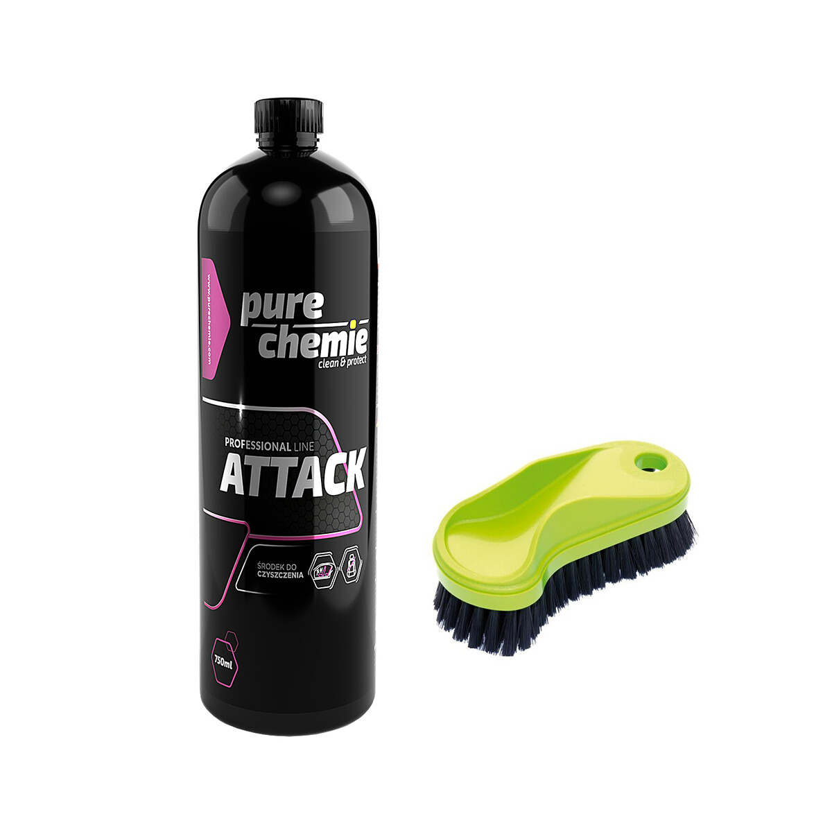 Pure Chemie Attack APC nettoyant universel auto avec brosse tapis en velours