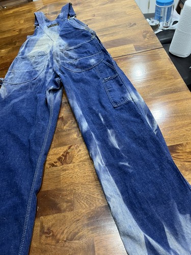 Washington Dee Cee Sanforized Denim Bib Men’s Overalls 36” Tall L27 Made in USA - Picture 10 of 17