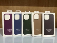 For iPhone 15 Pro Max Plus Original‌ Leather Magnetic Phone Case Magsafe Cover