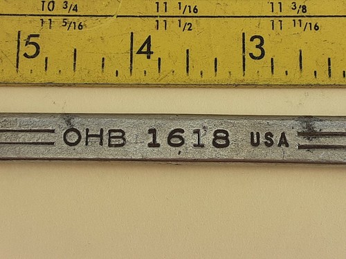 MAC Tools OHB 1618 1/2" x 9/16" SAE Flare Nut Line Wrench USA - Picture 5 of 10