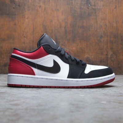 靴 Nike Air Jordan 1 Low \"Black Toe\" 2019 Jordan 1 Low Black Toe 2019 (553558-116) Men's Sizes 10.5