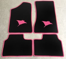 Autoteppich Fußmatten für Opel Manta B und CC  Rochen pink Neuware 4teilig