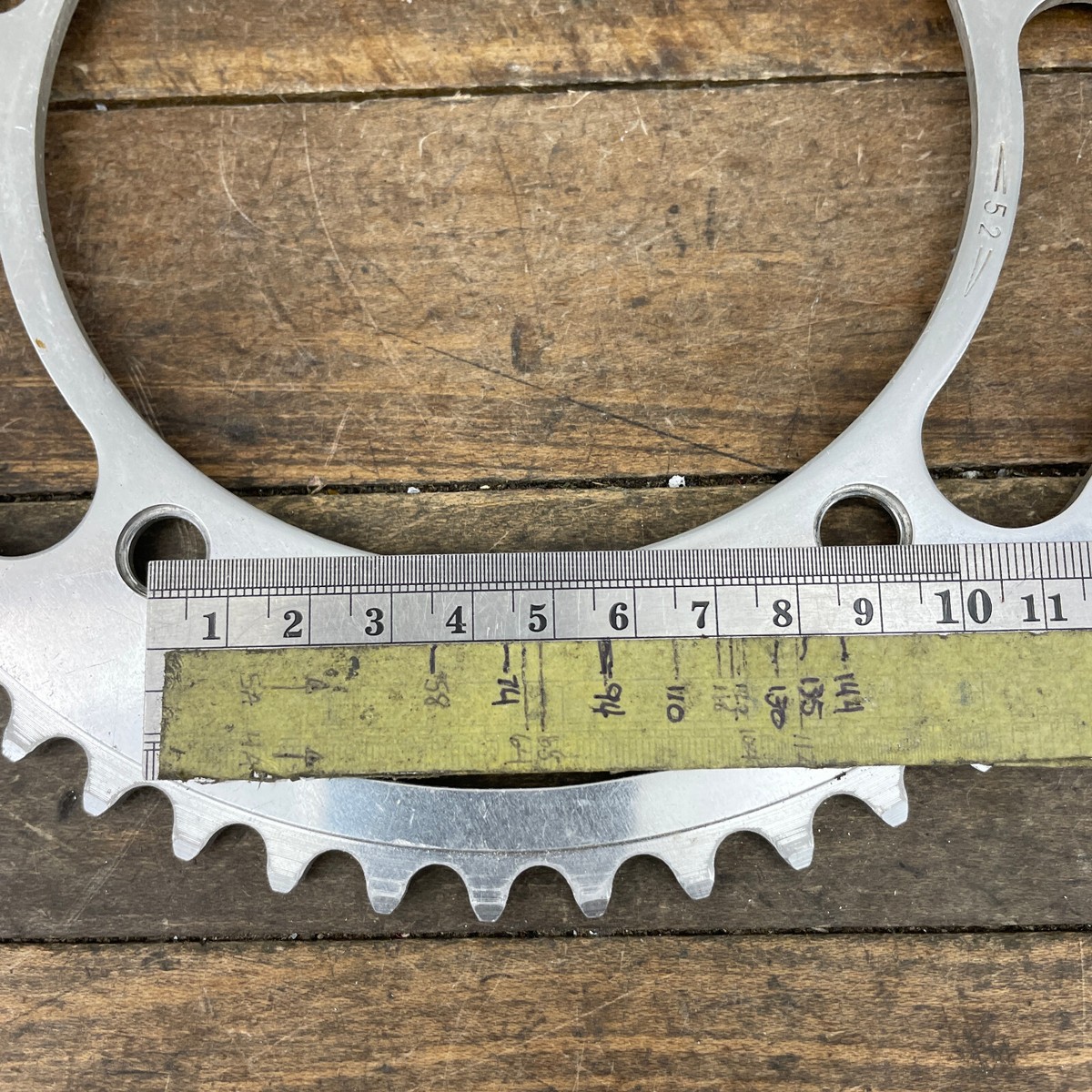 Vintage Campagnolo Pista Chainring 1/8 151 BCD 52t Track 52