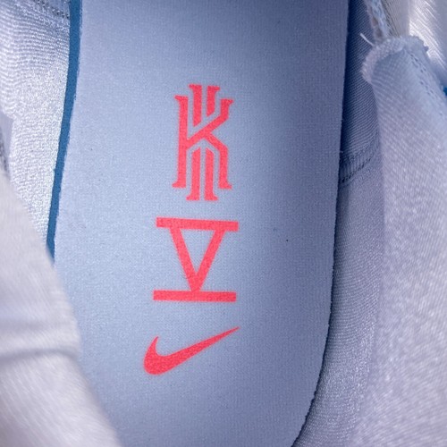 Nike Kyrie Low 5 Basketball Shoes Men's 18 Football Grey Blue Chill Nets Sneaker - Picture 18 of 20