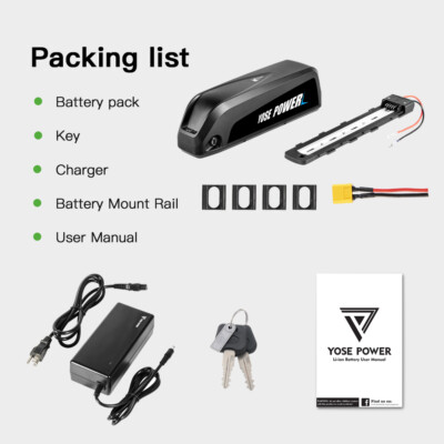 52V 48V 36V 13Ah 17Ah 1000W Hailong Ebike Battery for Electric