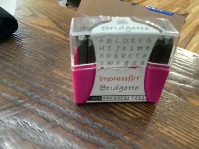 Impress Art Bridgette Uppercase Letters For Stamping 