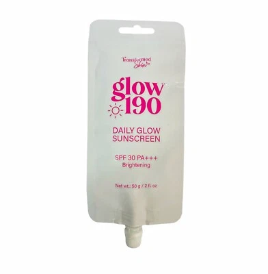 TRANSFORMED SKIN Honestglow Glow 190 Daily Glow Sunscreen SPF 30 PA+++, 50g