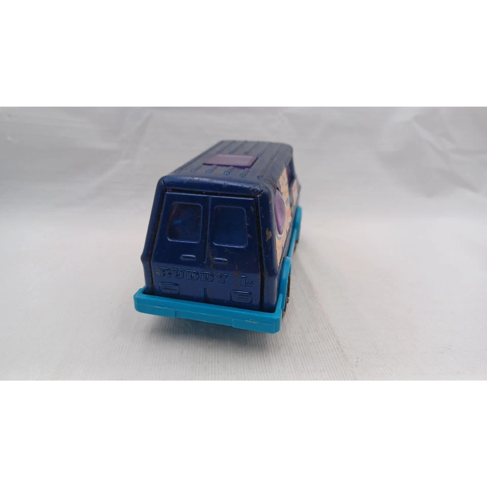 Vintage Buddy L Custom Van azul marino fundido a presión Foto 4 de 4