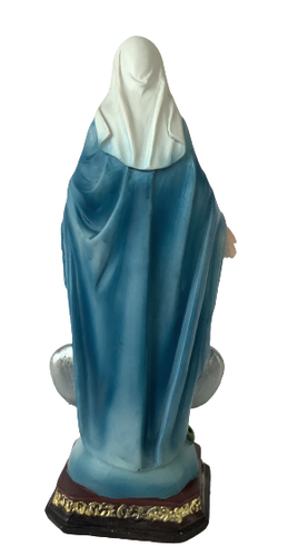 Virgen Milagrosa 8" Virgen De La Medalla Milagrosa Resin Figure - Picture 4 of 4