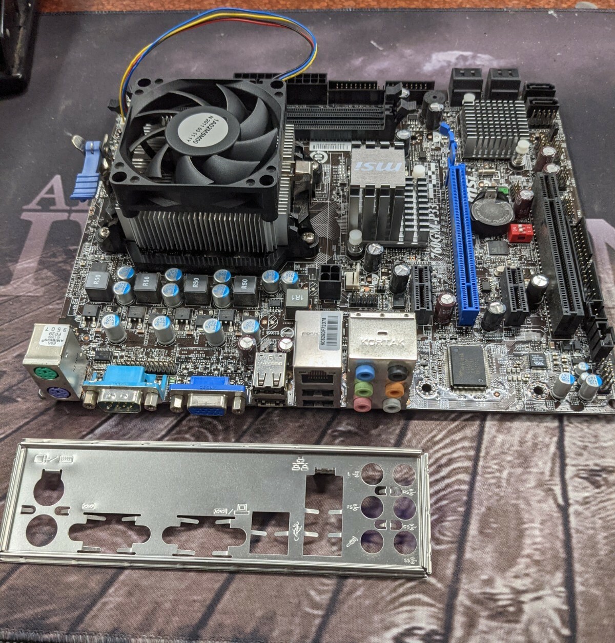 MSI MS7623 760GMP33 Motherboard skt AM3 DDR3 AMD 760G + Athlon II X2