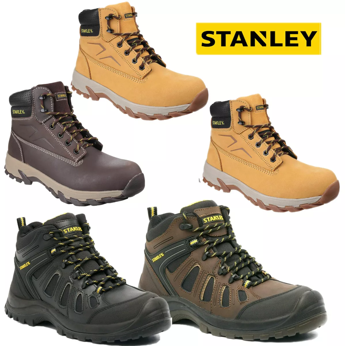 Stanley Clothing - Tradesman SB-P Safety Boots Brown - US 11 