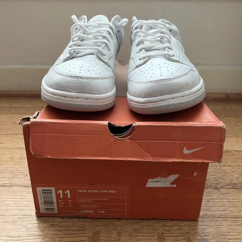 Nike Dunk Low Pro B White Size 11 624044-115 - Image 3 of 4