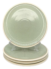 Denby Energy Dinner Plate Celedon White England Set of 4