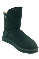 BEARPAW Women's Kylee Suede Boot with NeverWet Dark Green