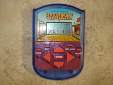 Hangman Electronic Handheld Game with Purple Case