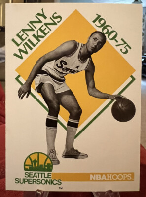 1990 NBA Hoops Lenny Wilkens 1960-75 #349 Basketball Card - HOF | eBay