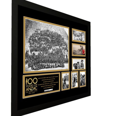 100 YEARS OF ANZAC LIMITED EDITION FRAMED MEMORABILIA - Picture 5 of 6