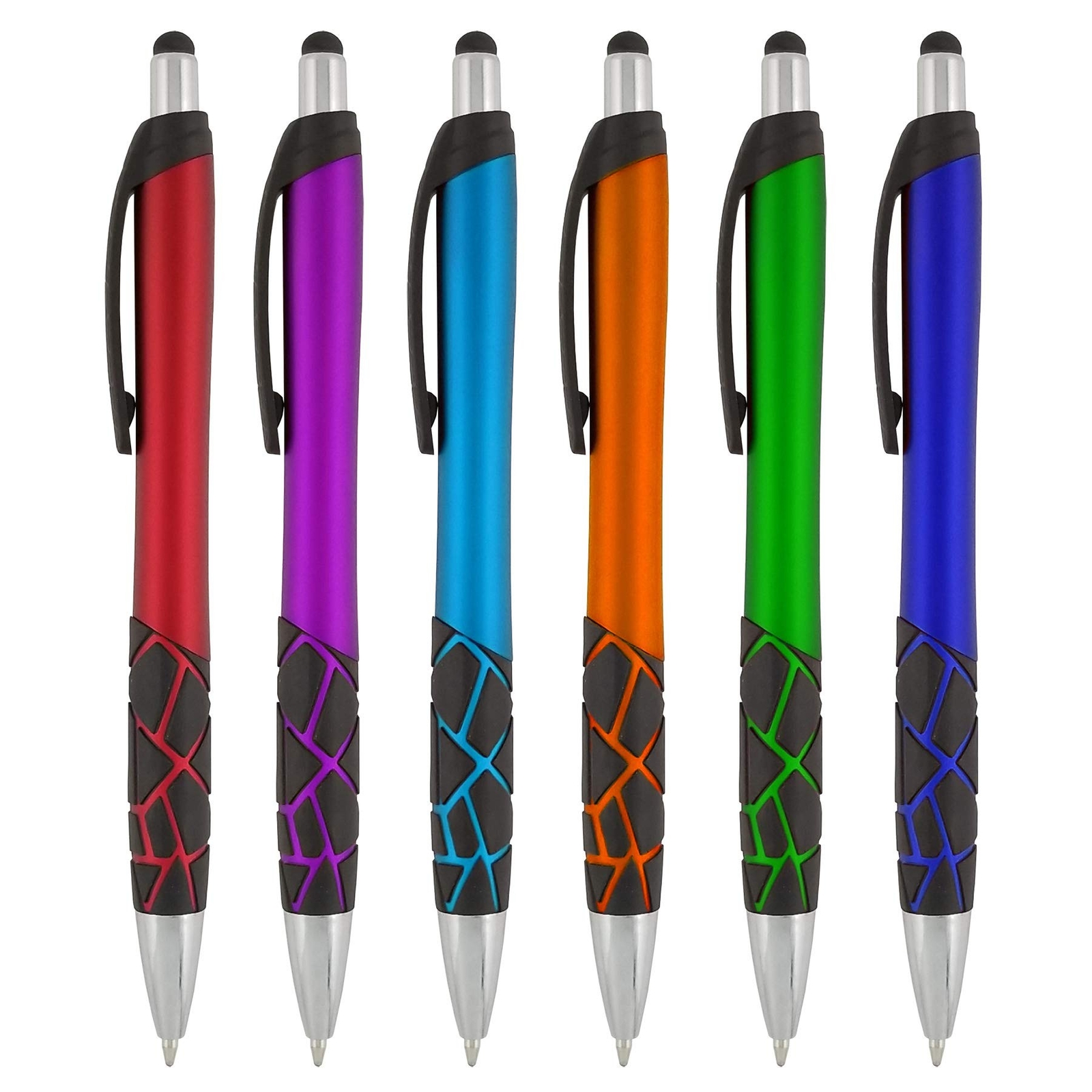 2-in-1 Stylus Pen with Ballpoint Tip for Touch Screens - High Sensitivity-image