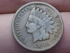 1909 P Indian Head Cent Penny- Philadelphia, Fine Details