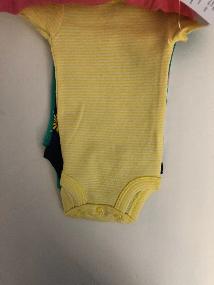 Carter's Bambine Corto SLV Tuta Set Di 5 Cuori / Pois Multicolore Prematuro - Immagine 4 di 4