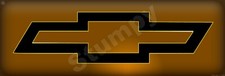 Chevy Bow Tie Metal Sign 6 X 18 Or 8 X 24