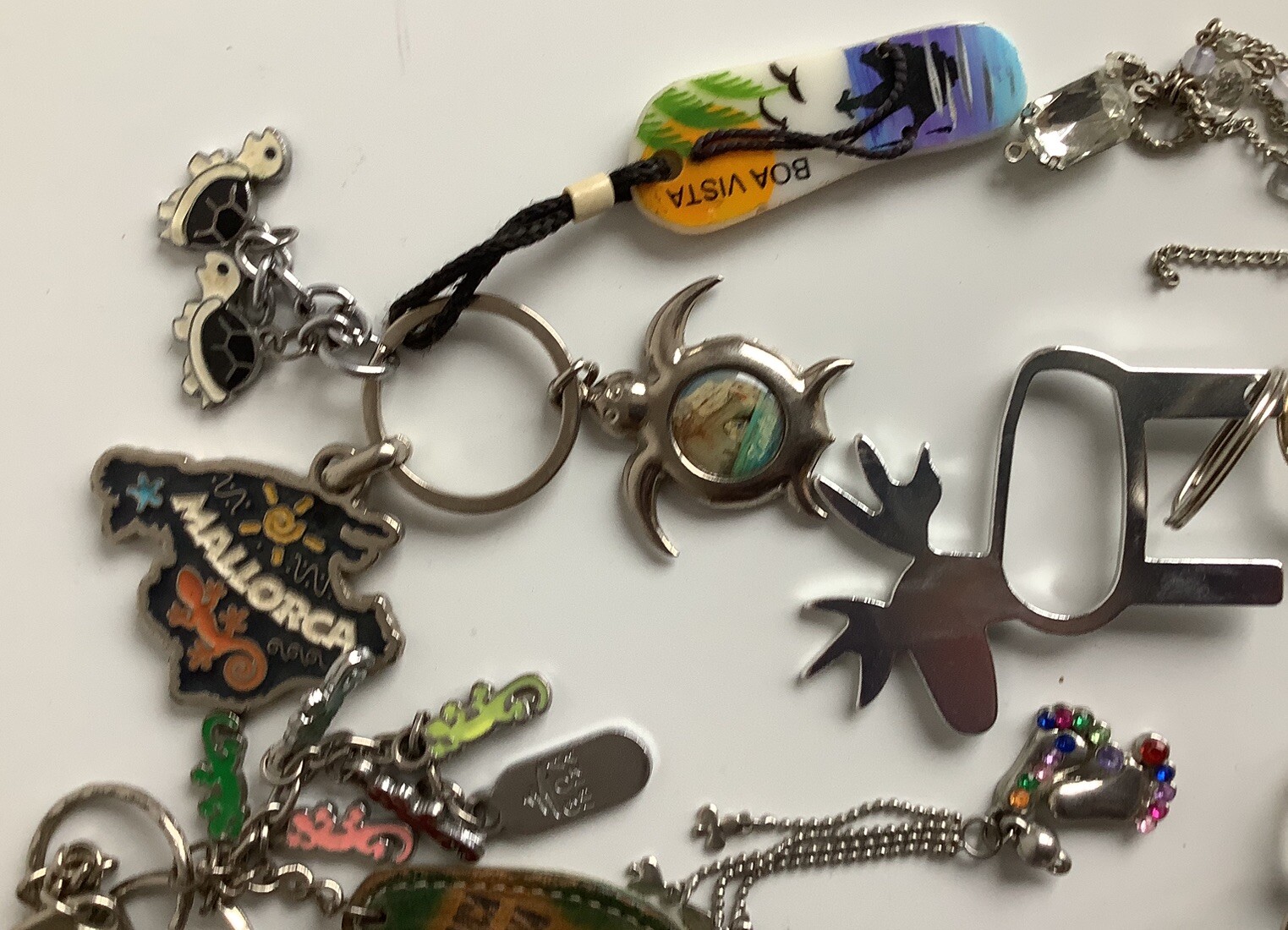 Job Lot Keyrings and Bag Charms eBay