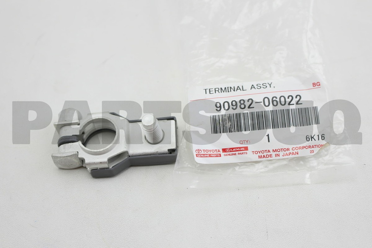 9098206022 Genuine Toyota TERMINAL, BATTERY NEGATIVE 90982-06022 