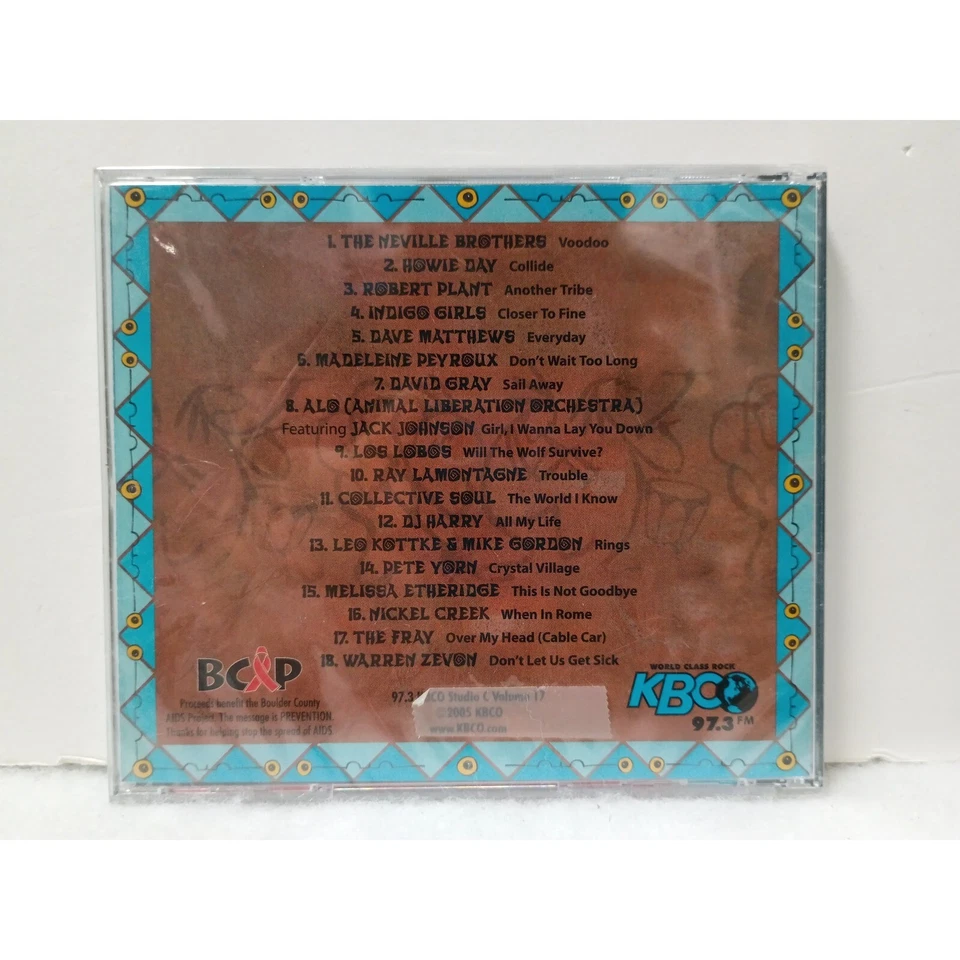 KBCO Studio C Volume 17 CD World Class Rock Compilation Album New Sealed - Image 3 of 4