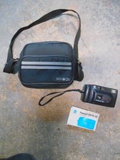 Vintage Minolta Freedom 50 35mm Camera Built in Flash with manual soft case