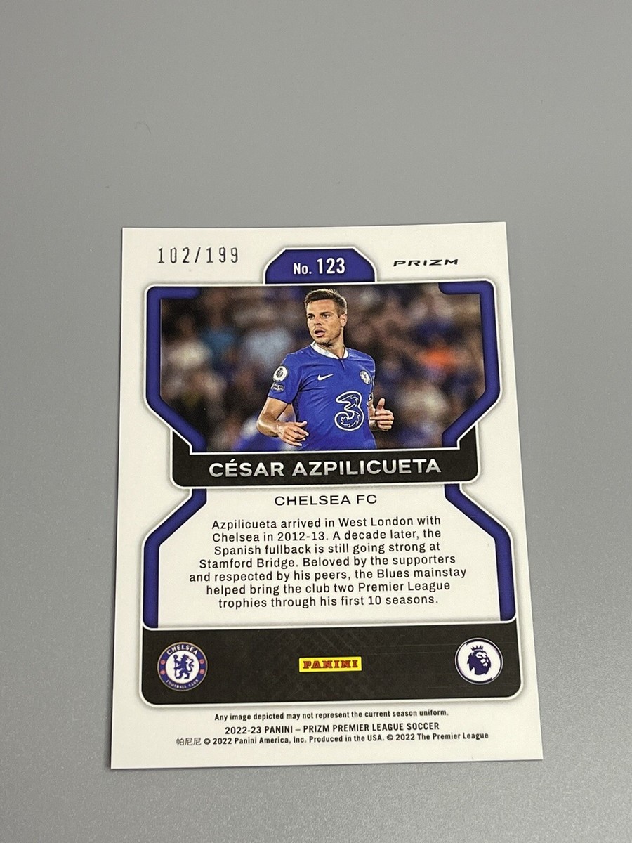 Cesar Azpilicueta 2022-23 Panini Prizm Premier League /199 Pink