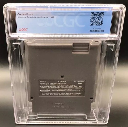 Contra Force Nintendo NES - Oval SoQ R USA ~ CGC GRADED 7.5 NOT VGA WATA SNES GB - Bild 2 von 2
