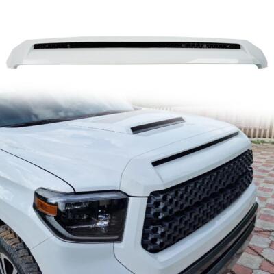 For Toyota-Tundra 2014-2021 Front Upper Grille Hood Bulge Molding WHITE 040 US