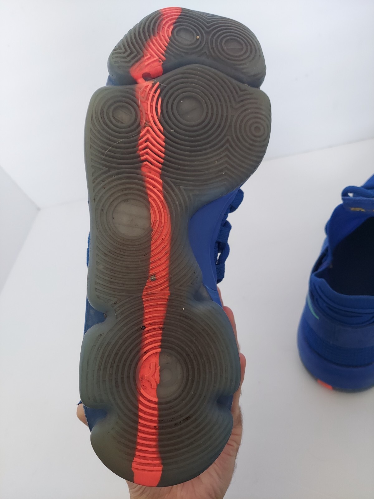 Nike KD 10 City Edition Blue & Orange Basketball Shoes Sneakers Men's