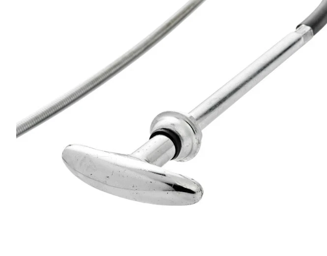 For 1940-1962 DeSoto Chrysler Front 7'' T-Handle Hood Lock Latch Release Cable. - Image 4 of 4