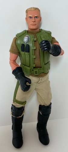Vintage 2003 Hasbro Pawtucket GI Joe Talking Interactive Action Figure 12" Works - 第 1/5 張圖片