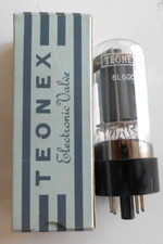 Vintage Teonex 6L6GC Audio Power Valve Tube - New Old Stock - Boxed