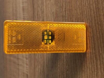 4x Rubbolite Amber LED Side Marker Lamp Light MERCEDES ACTROS AXOR 