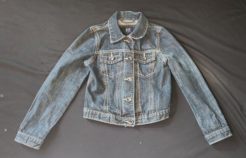 Gap Kids Girls Medium 8 Dark Wash Jean Jacket