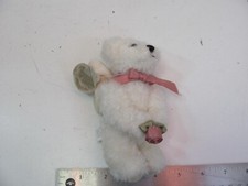 Boyd Collection Teddy Bear Valentines Day White Plush Angel Pink Rose Christmas