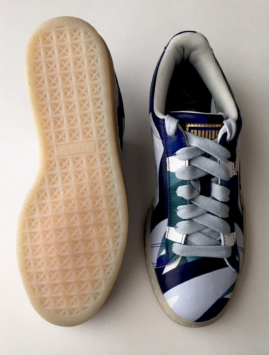 Puma X Careaux Basket Graphic Twilight Blue Halogen Blue 363435-01