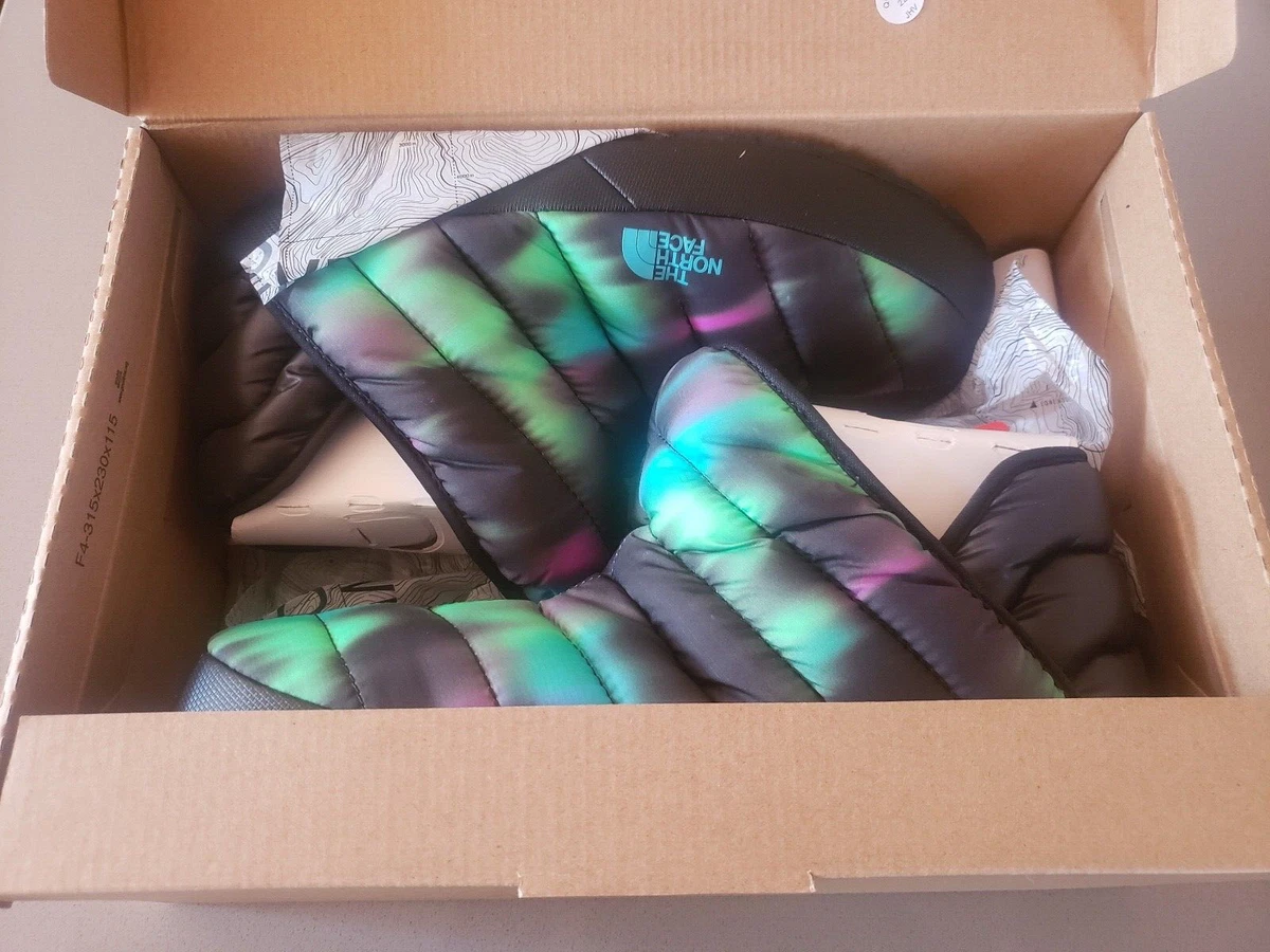 North Face Northern Lights Thermaball booties Down Slippers 10 NIB | eBay